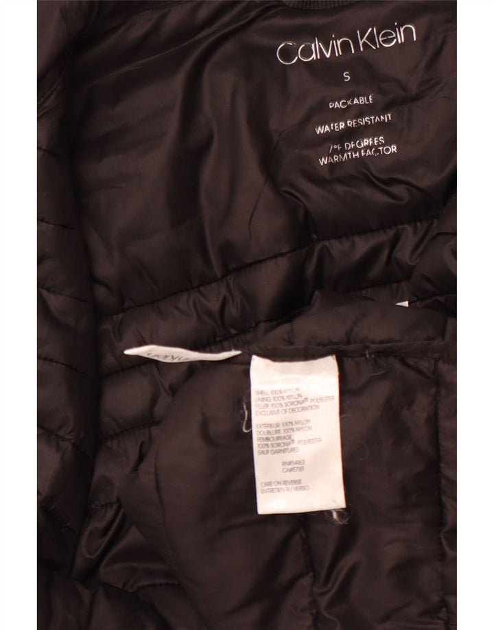 Męska ocieplana kurtka CALVIN KLEIN Graphic UK 36 Small Black Nylon