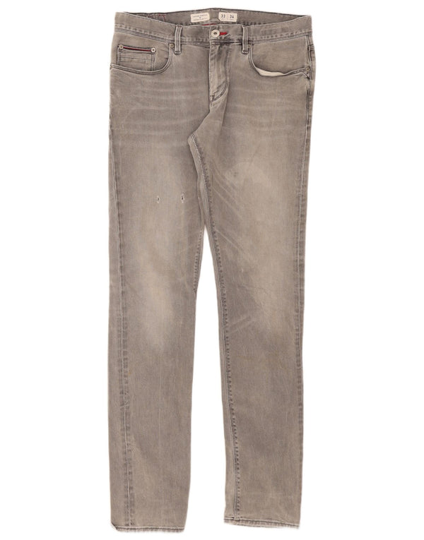 Męskie jeansy Tommy Hilfiger Layton Extra Slim W33 L34 Szara bawełna