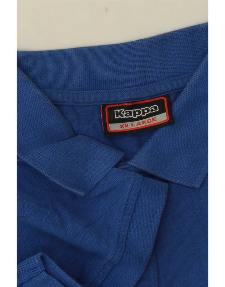 Męska koszulka polo Kappa 2XL niebieska