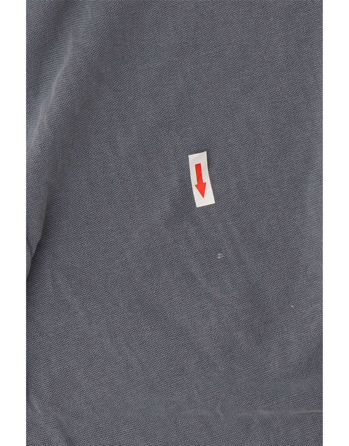Męska koszulka polo Massimo Dutti, mała, granatowa, bawełniana