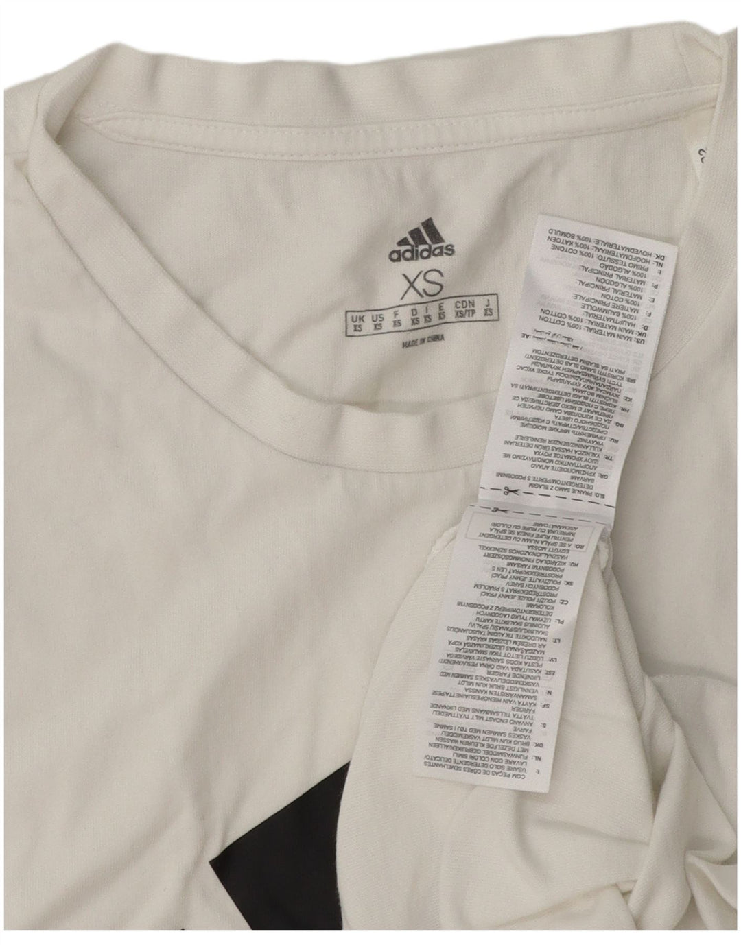 Adidas Męska kamizelka z grafiką Top XS Biała bawełna