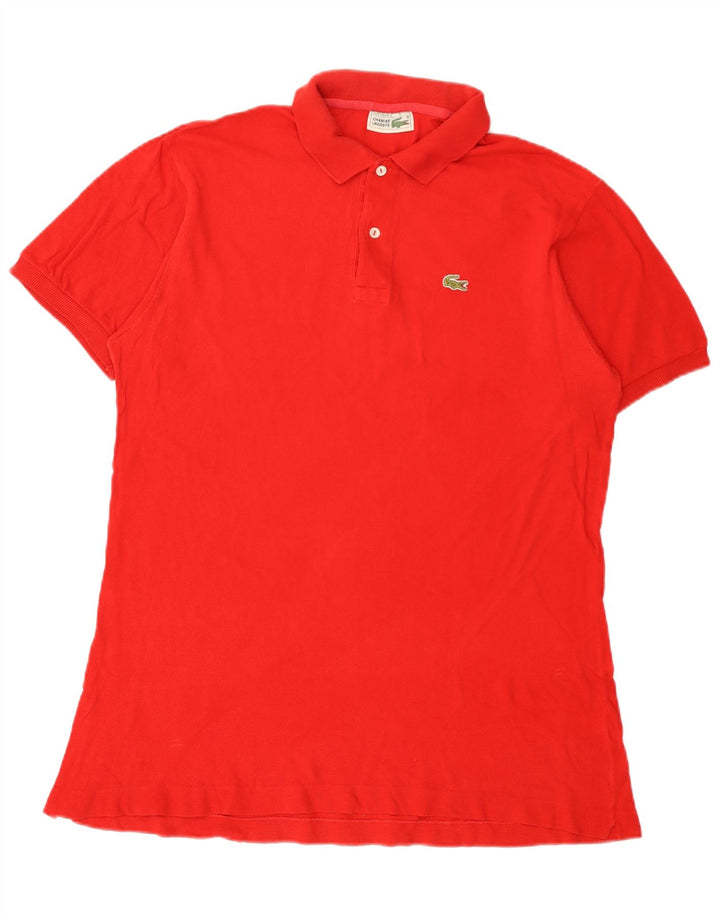 Męska koszulka polo Lacoste, rozmiar 7, 2XL, czerwona, bawełniana