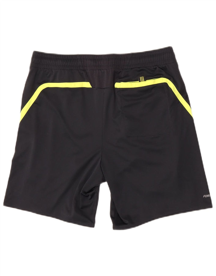 Męskie spodenki sportowe Adidas Climalite, małe, czarne, poliestrowe