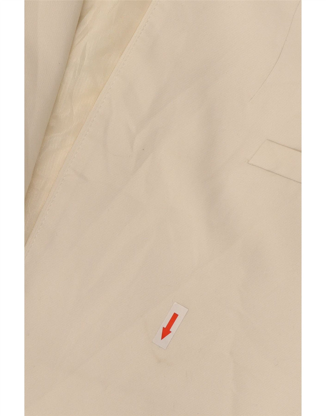 Damska marynarka Zara Crop Open, UK 6 XS, poliester w kolorze złamanej bieli