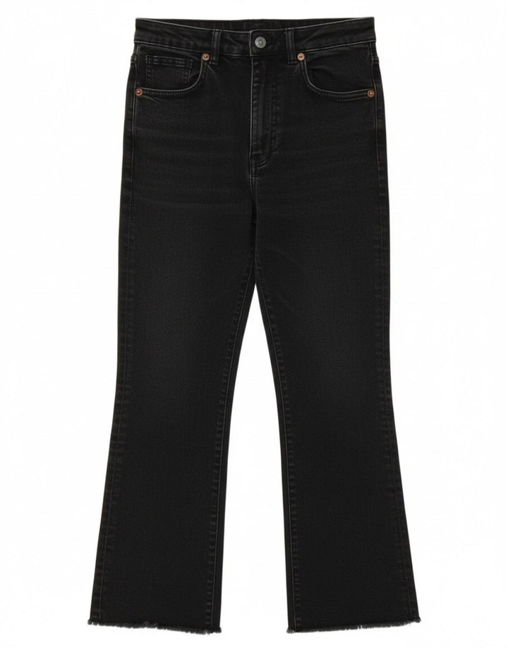 Krótkie jeansy damskie Zara EU 38 Small W28 L24 Czarne