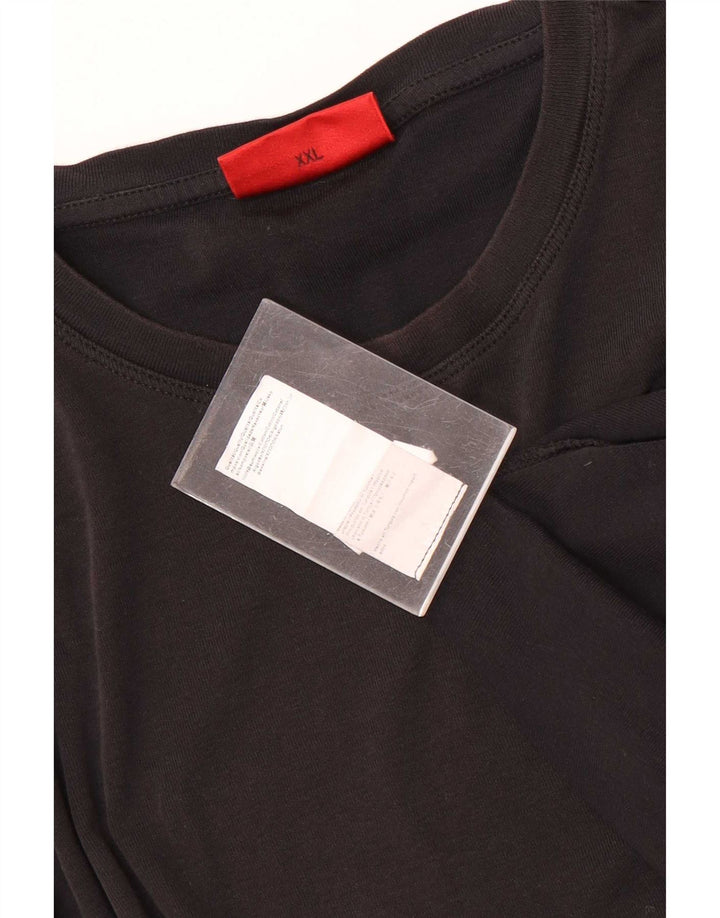 T-shirt męski Hugo Boss Top 2XL, czarny, bawełniany