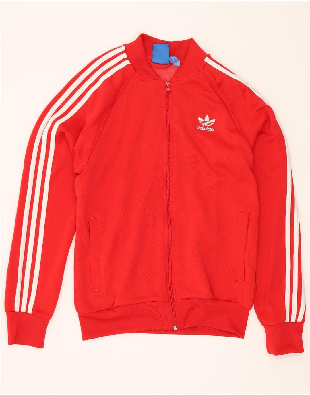 Adidas Męska bluza dresowa, średnia czerwona poliester