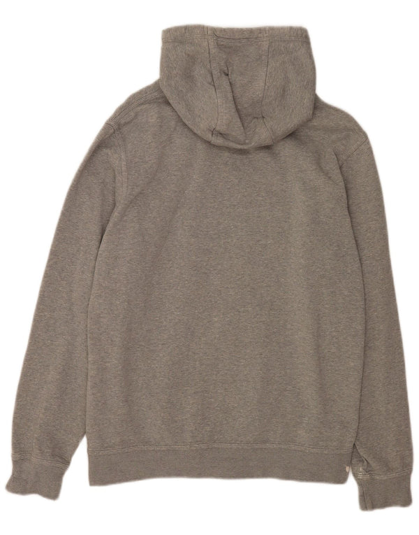 Męski sweter z kapturem Nike, duży, szary, z bawełny w cętki