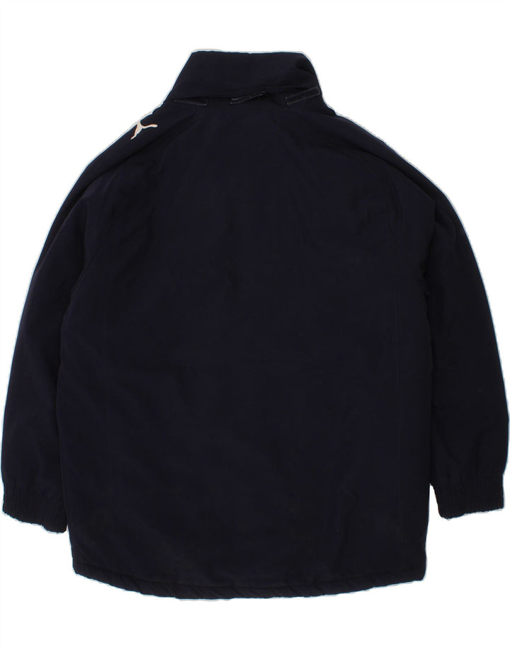 PUMA Boys Windbreaker Jacket 7-8 Years Navy Blue Vintage Puma and Second-Hand Puma from Messina Hembry 