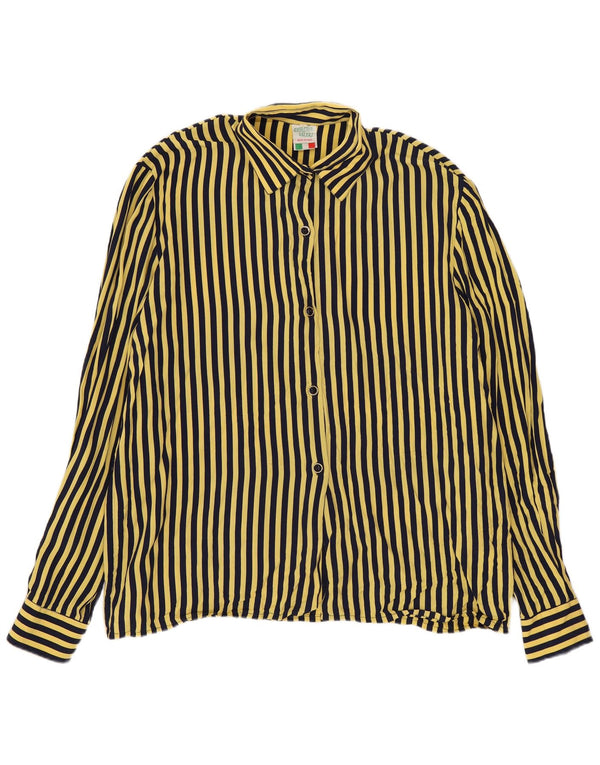 Koszula damska Giorgio Valenti UK 18 XL, wiskoza w żółte paski