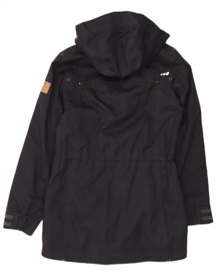 Damska kurtka typu parka DECATHLON Wedze z kapturem, EU 36, mała, granatowa, z poliestru