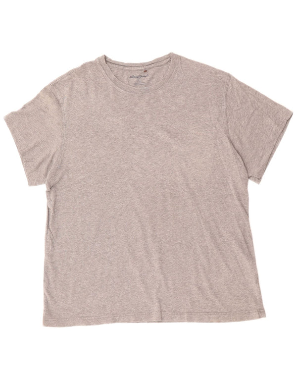 T-shirt męski EDDIE BAUER, duży, szary, bawełniany