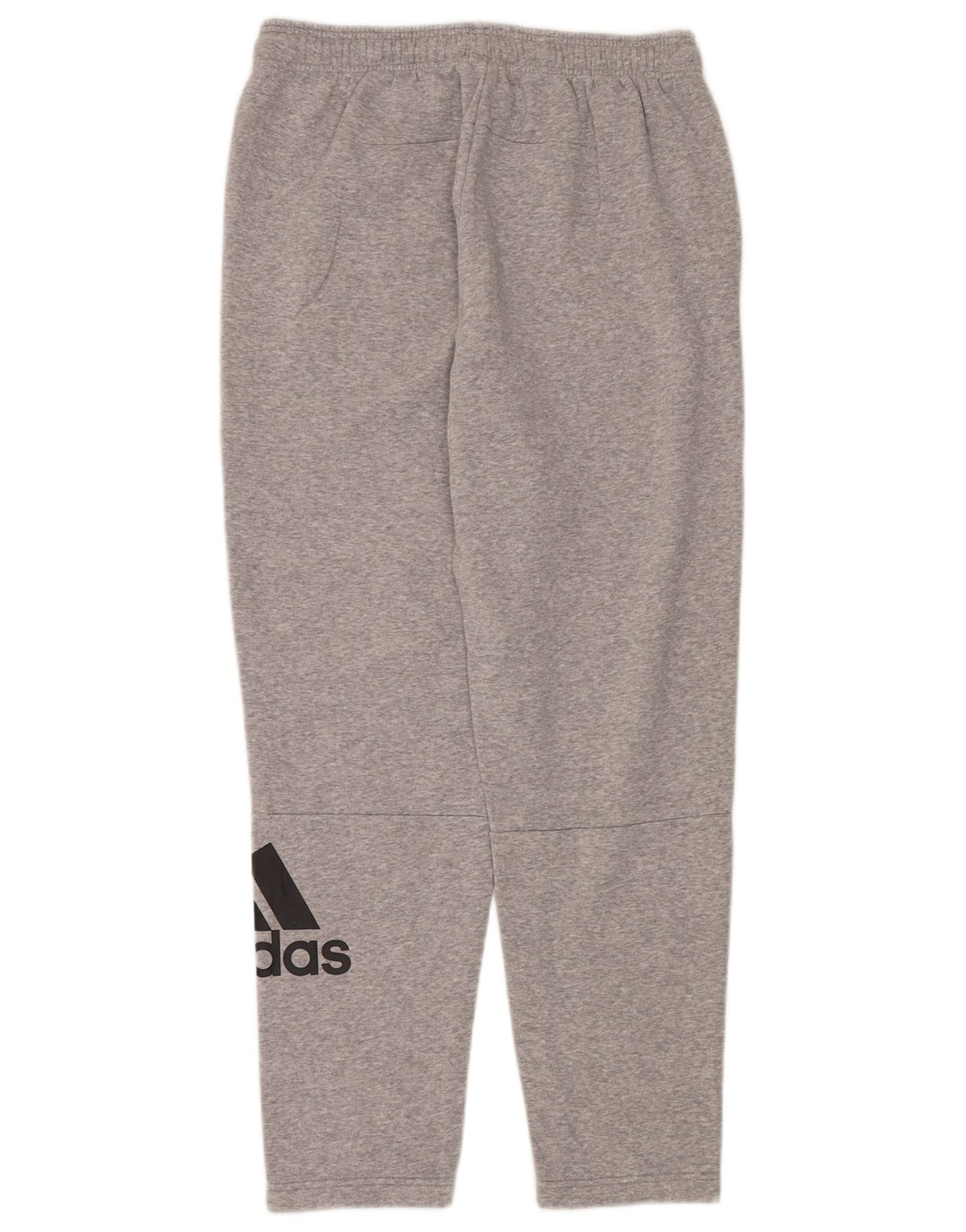 Męskie spodnie dresowe Adidas Graphic, duże, szare, bawełniane