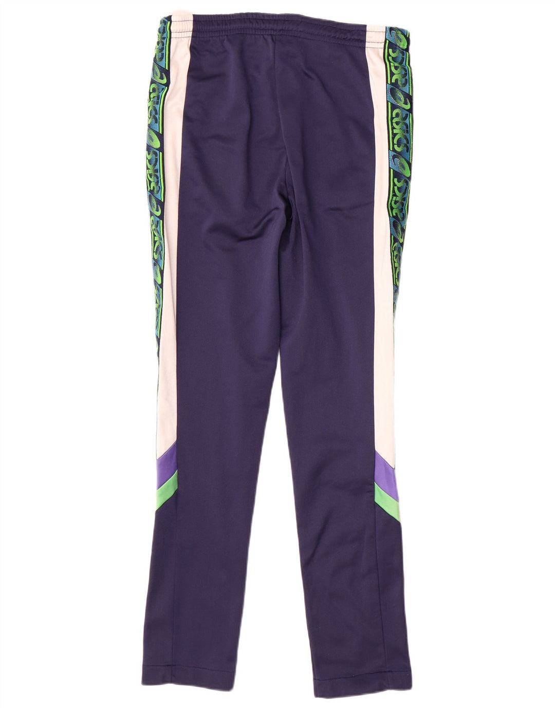 Pełny dres damski Asics IT 46, duży, granatowy, blokowy poliamid