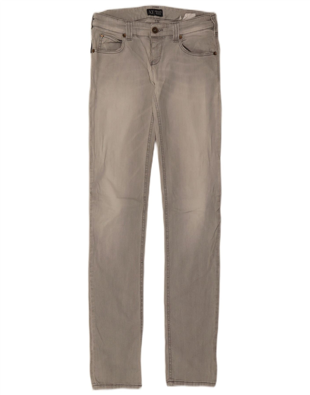 Dżinsy damskie ARMANI W26 L32 Szara bawełna