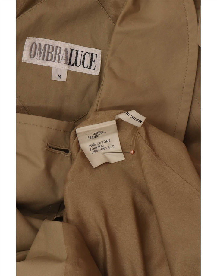 Damski trencz oversize Ombraluce UK 14, średni beż, bawełna