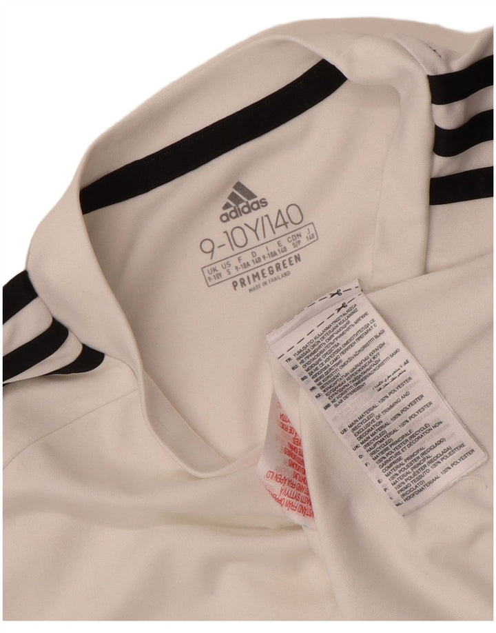 Chłopięca koszulka Adidas Aeroready Top 9-10 lat Biały poliester