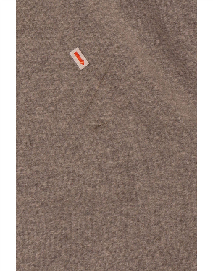 Męski sweter z kapturem Nike, mały, szary, bawełniany