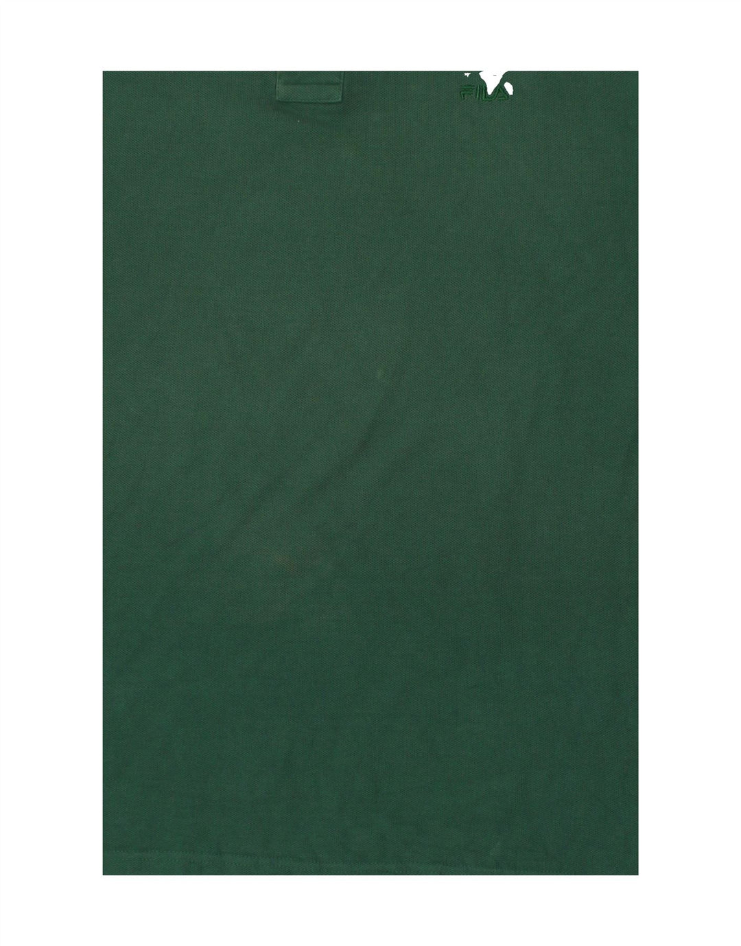 FILA Mens Polo Shirt Medium Green Cotton | Vintage Fila | Thrift | Second-Hand Fila | Used Clothing | Messina Hembry 