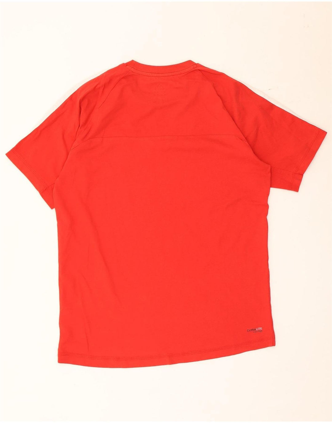 Adidas Męski T-shirt Climalite Top Średni Czerwony Bawełniany