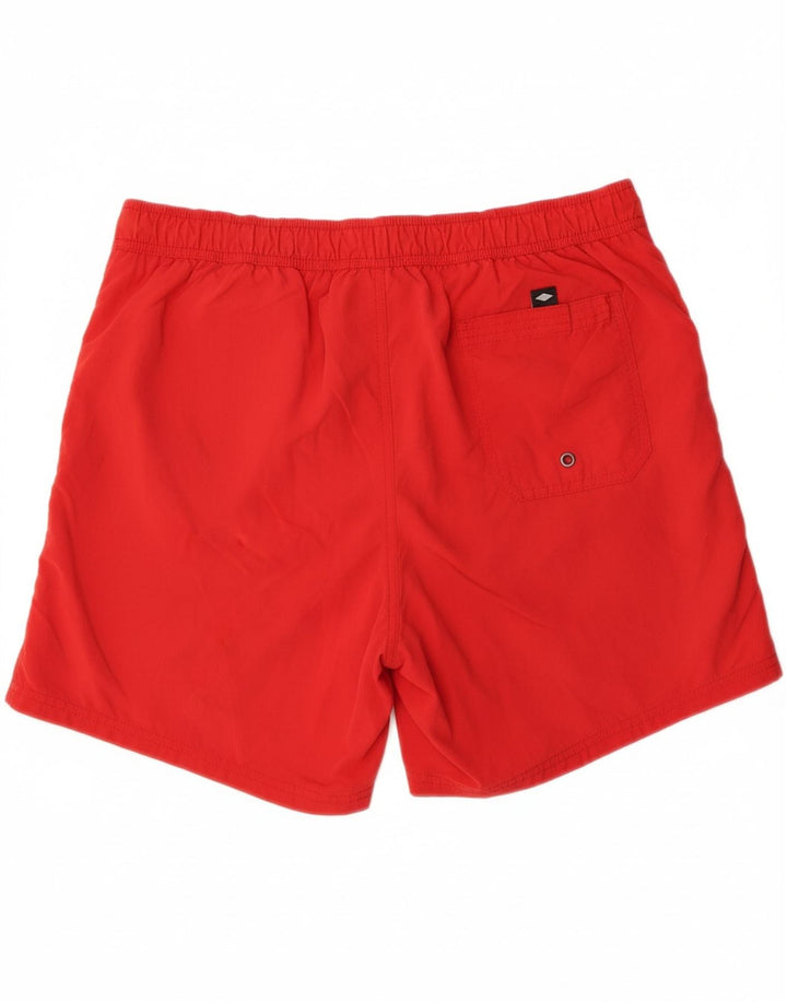 BEAR Mens Swimming Shorts Large  Red Polyamide Vintage Bear and Second-Hand Bear from Messina Hembry 
