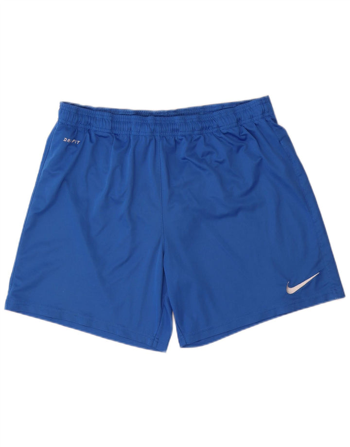 Męskie spodenki sportowe NIKE Dri Fit, duże, niebieskie