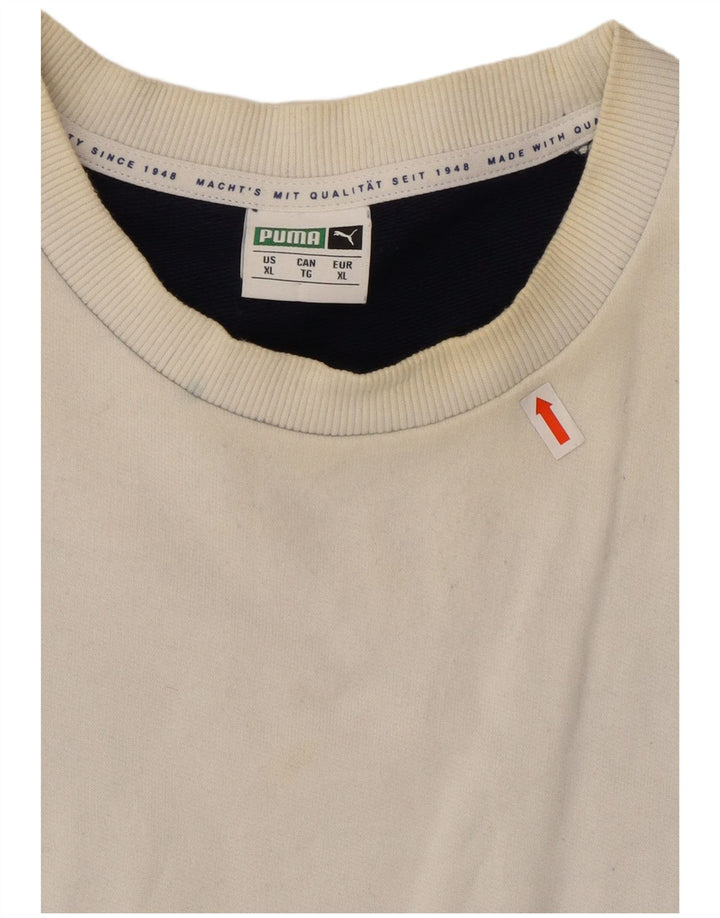 Męska bluza Puma XL, granatowa, z blokami kolorów