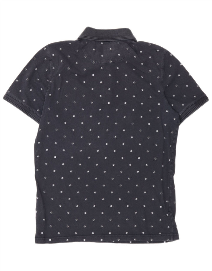 Męska koszulka polo Ted Baker, mała, granatowa, bawełniana w cętki