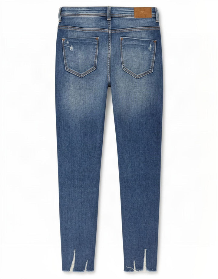 Damskie jeansy Zara w trudnej sytuacji EU 40 Medium W30 L27 Niebieskie