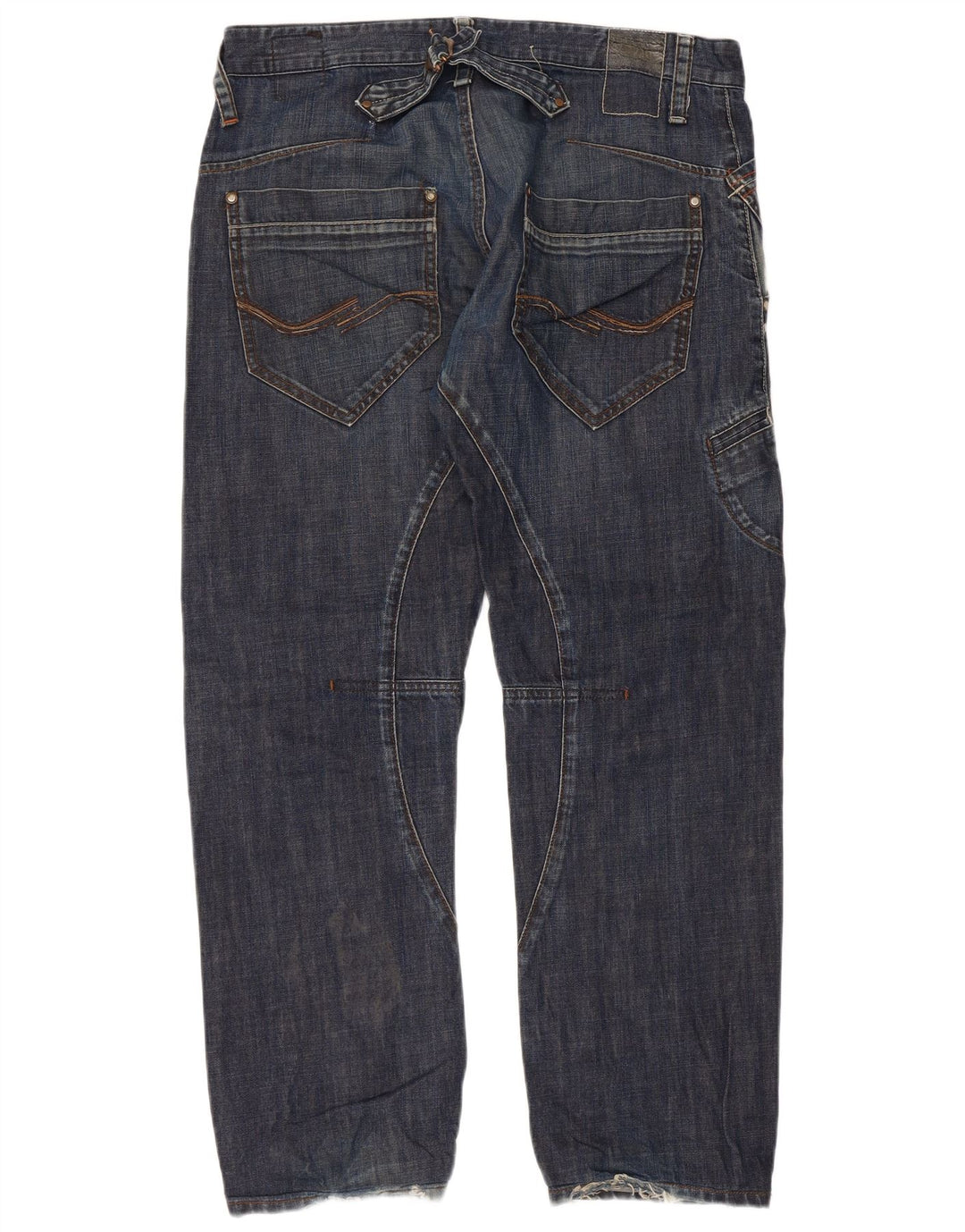JACK & JONES Męskie proste dżinsy W36 L29 Niebieskie, bawełniane