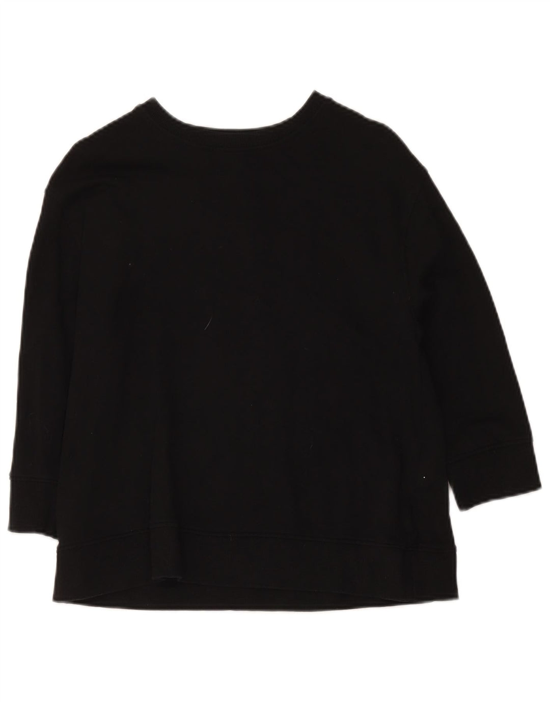 Damski sweter Zara z rękawem 3/4, UK 14, średni czarny, bawełniany