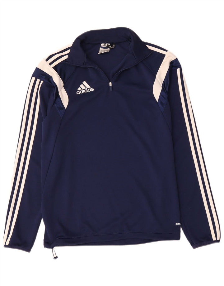 Adidas Męskie Climacool Pullover Dres Top Mały Granatowy Kolorblok
