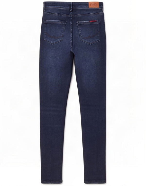 Damskie jeansy skinny Superdry W32 L32 granatowe bawełniane