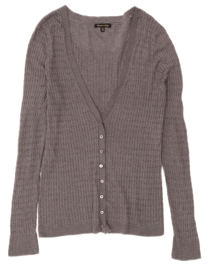 Sweter damski Massimo Dutti UK 14, duży, szary