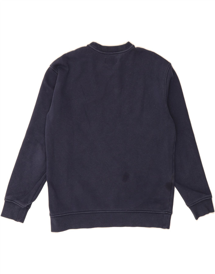 TOMMY HILFIGER Mens Sweatshirt Jumper Small Navy Blue Vintage Tommy Hilfiger and Second-Hand Tommy Hilfiger from Messina Hembry 