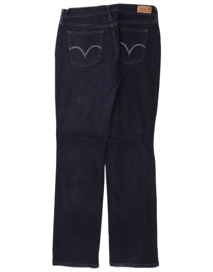 Damskie proste dżinsy LEVI'S US 8 Medium W29 L32 Granatowa bawełna