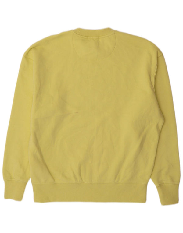Jack Wills Męska bluza oversize Jumper Small Yellow Cotton