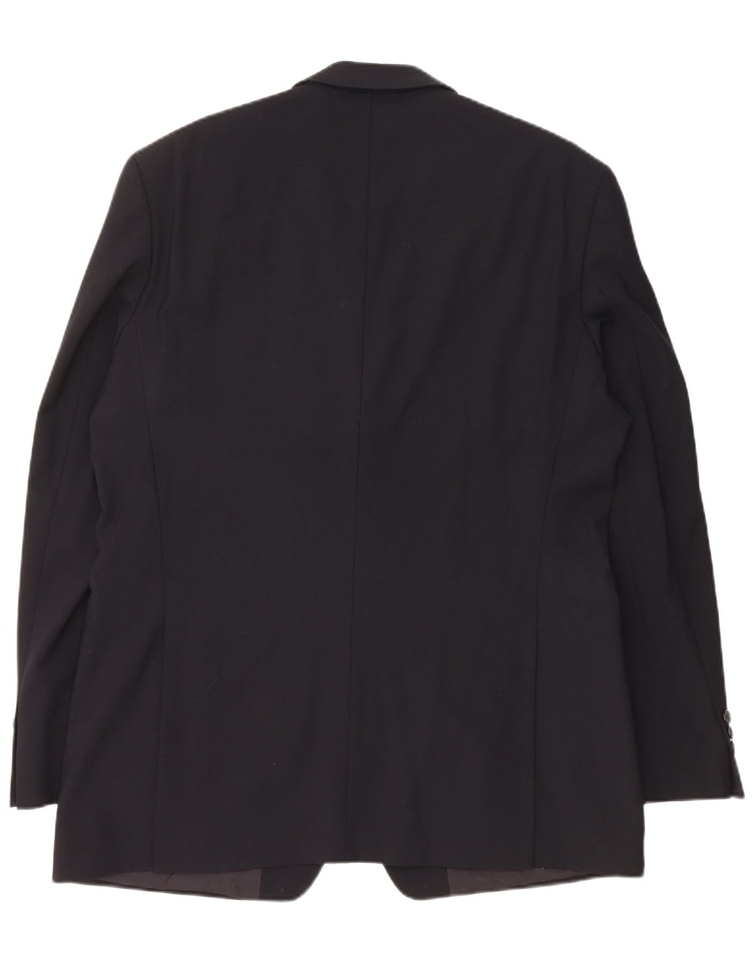 Męska marynarka zapinana na 2 guziki Hugo Boss EU 54 2XL Granatowa, dziewicza wełna