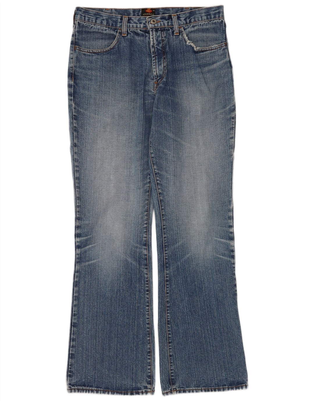Męskie dżinsy Bootcut Energie EU 36 Small W32 L33 Niebieska bawełna