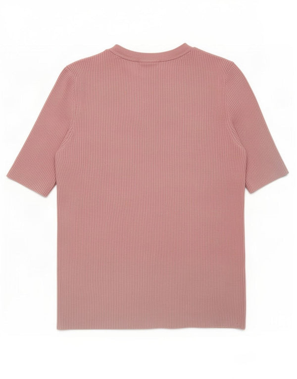 T-shirt damski Marks & Spencer Top UK 12 Średni różowy wiskoza