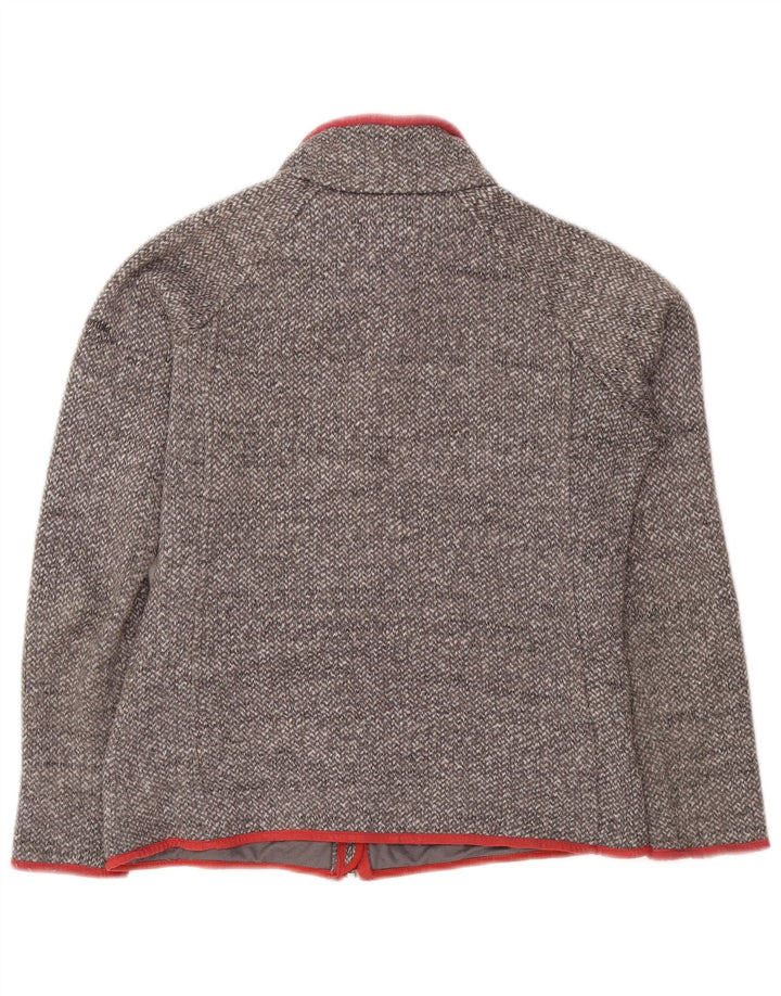 Damska kurtka dresowa Columbia UK 14, średni szary, nakrapiany poliester