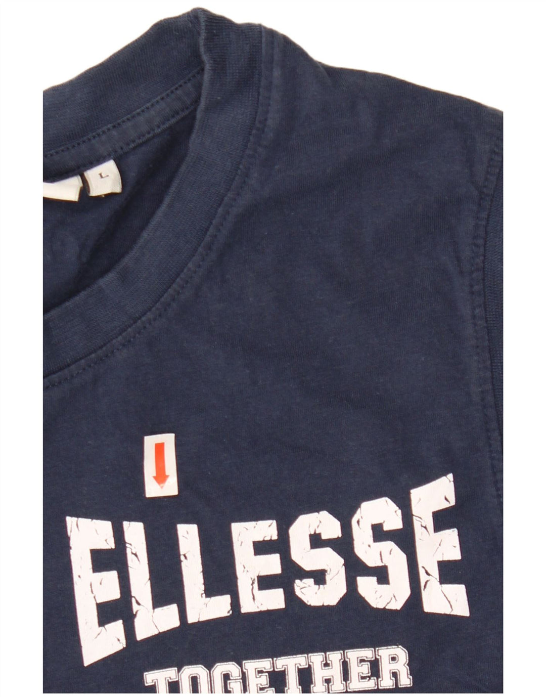 Top damski z kamizelką z grafiką ELLESSE UK 16, duży, granatowy, bawełniany