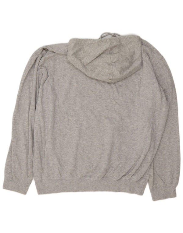 Męski sweter z kapturem Hard Rock Cafe Barcelona z grafiką 2XL Szary, nakrapiany bawełniany