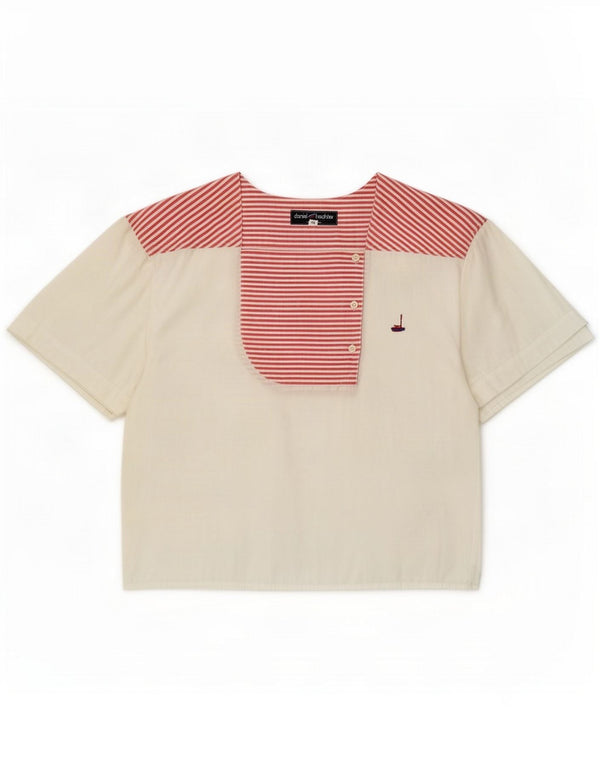 Damska bluzka Daniel Hechter IT 40 Small White Pinstripe