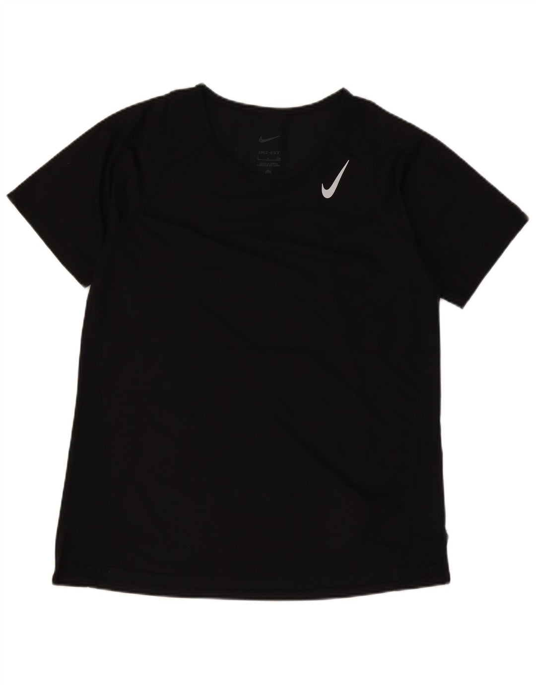 Damska koszulka Nike Dri Fit Top UK 10, mała, czarna, poliester