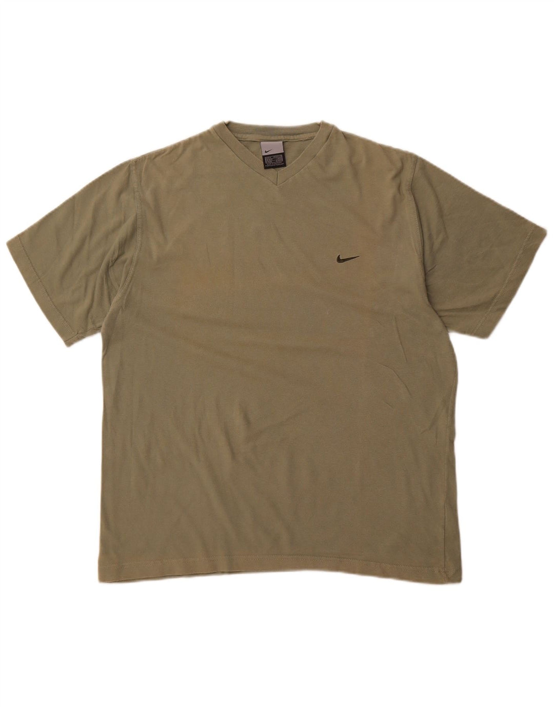T-shirt męski NIKE Top UK 39/41, średnia bawełna khaki