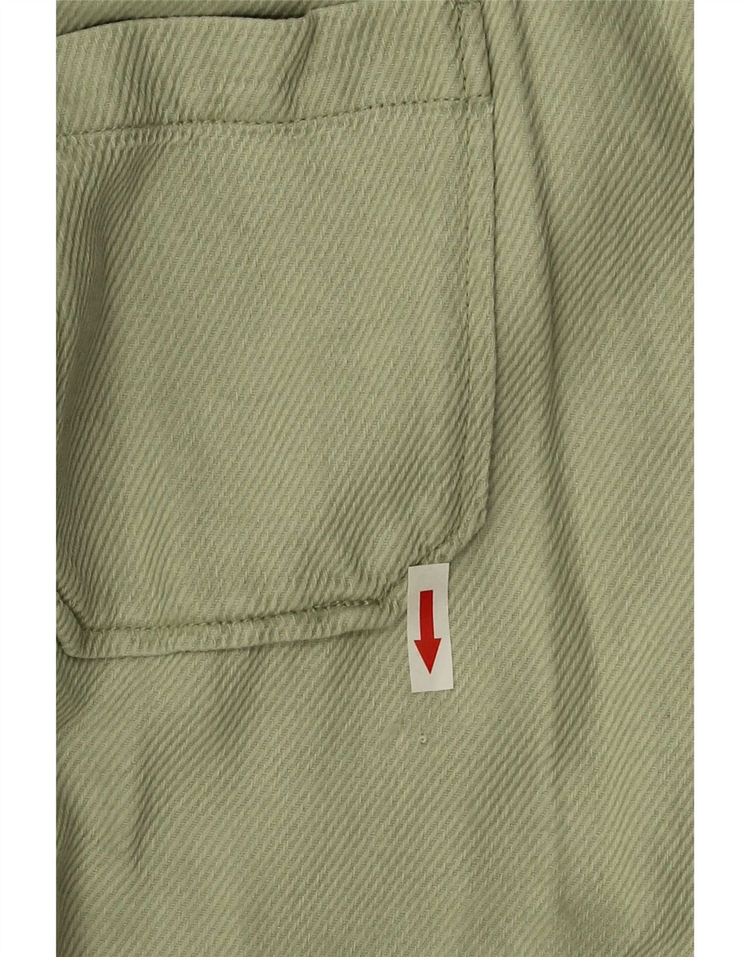 Damska kurtka bomberka oversize Zara UK 10, mała, zielona bawełna