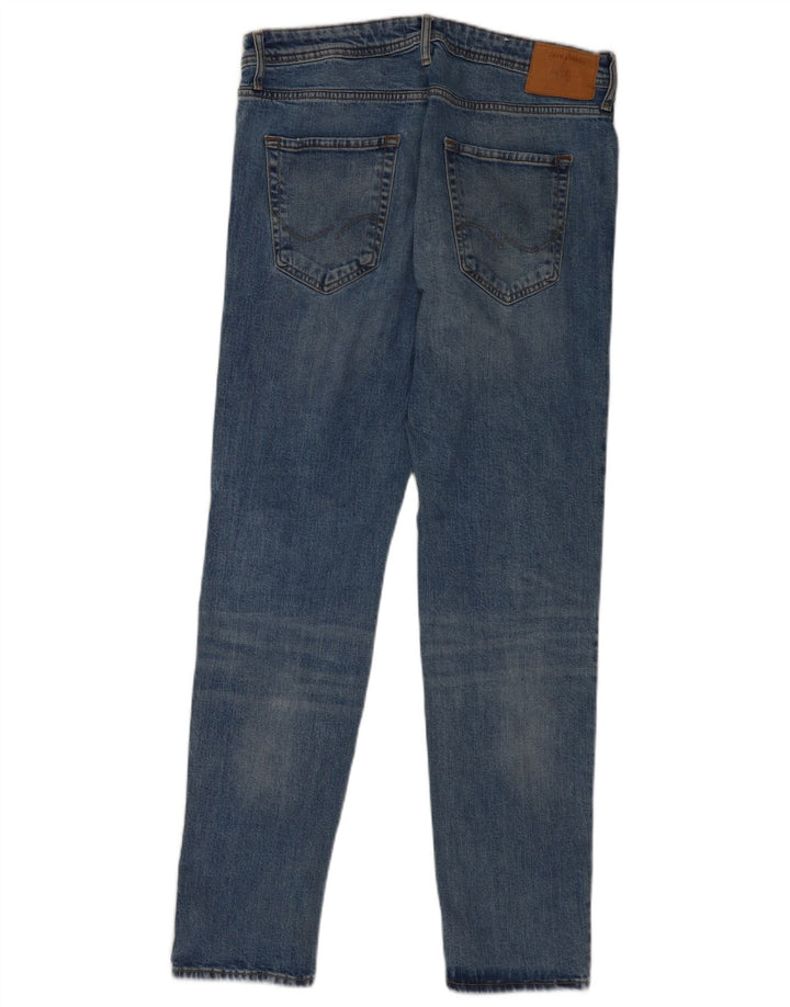 Męskie jeansy typu slim Jack & Jones W34 L34 Niebieskie, bawełniane