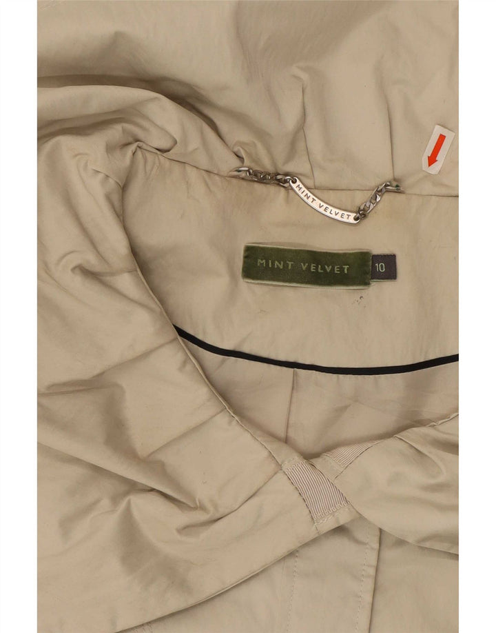 Damska kurtka oversize MINT VELVET typu parka UK 10, mała, beżowa, poliester
