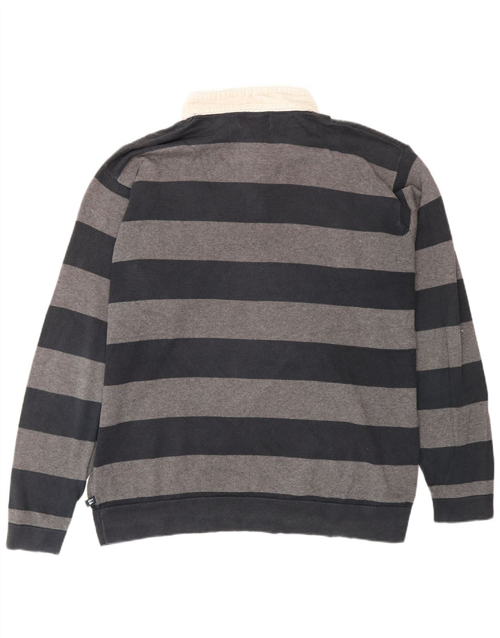 Marks & Spencer Męski sweter polo Blue Harbor, duży, szary